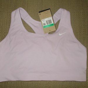 Nike Swoosh Sports Bra XL Lilac NEW with tags